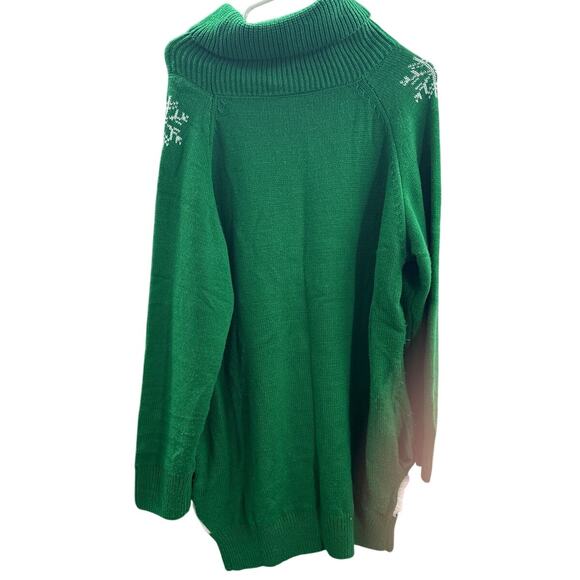 Snowman Tunic Sweater Large - Picture 2 of 6